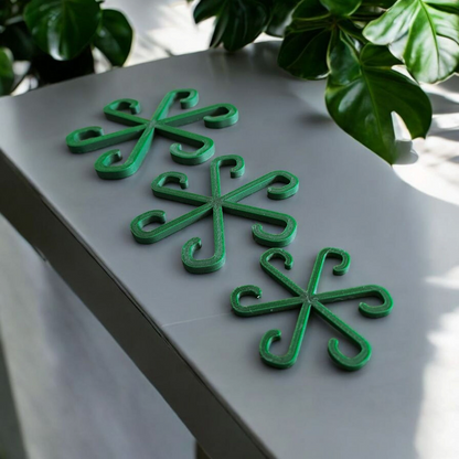 Pflanzenstützhaken "Sternblüte" - Grüne Helfer für deine Zimmerpflanzen