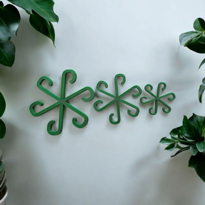 Pflanzenstützhaken "Sternblüte" - Grüne Helfer für deine Zimmerpflanzen