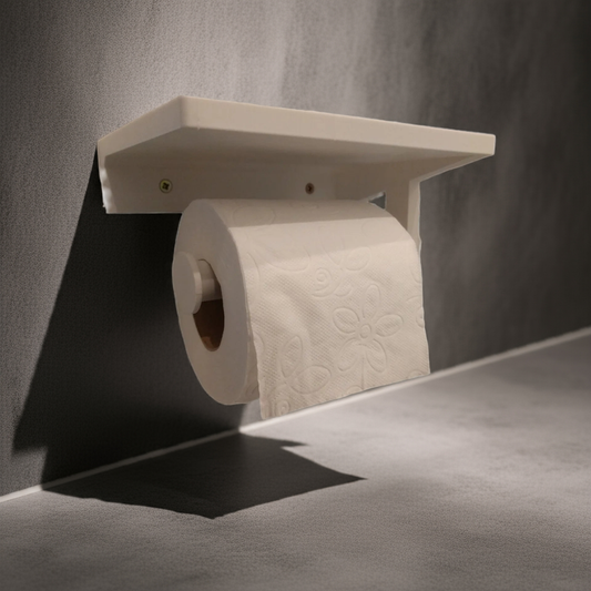 Toilettenpapierhalter mit Ablage