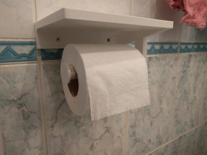 Toilettenpapierhalter mit Ablage