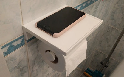 Toilettenpapierhalter mit Ablage